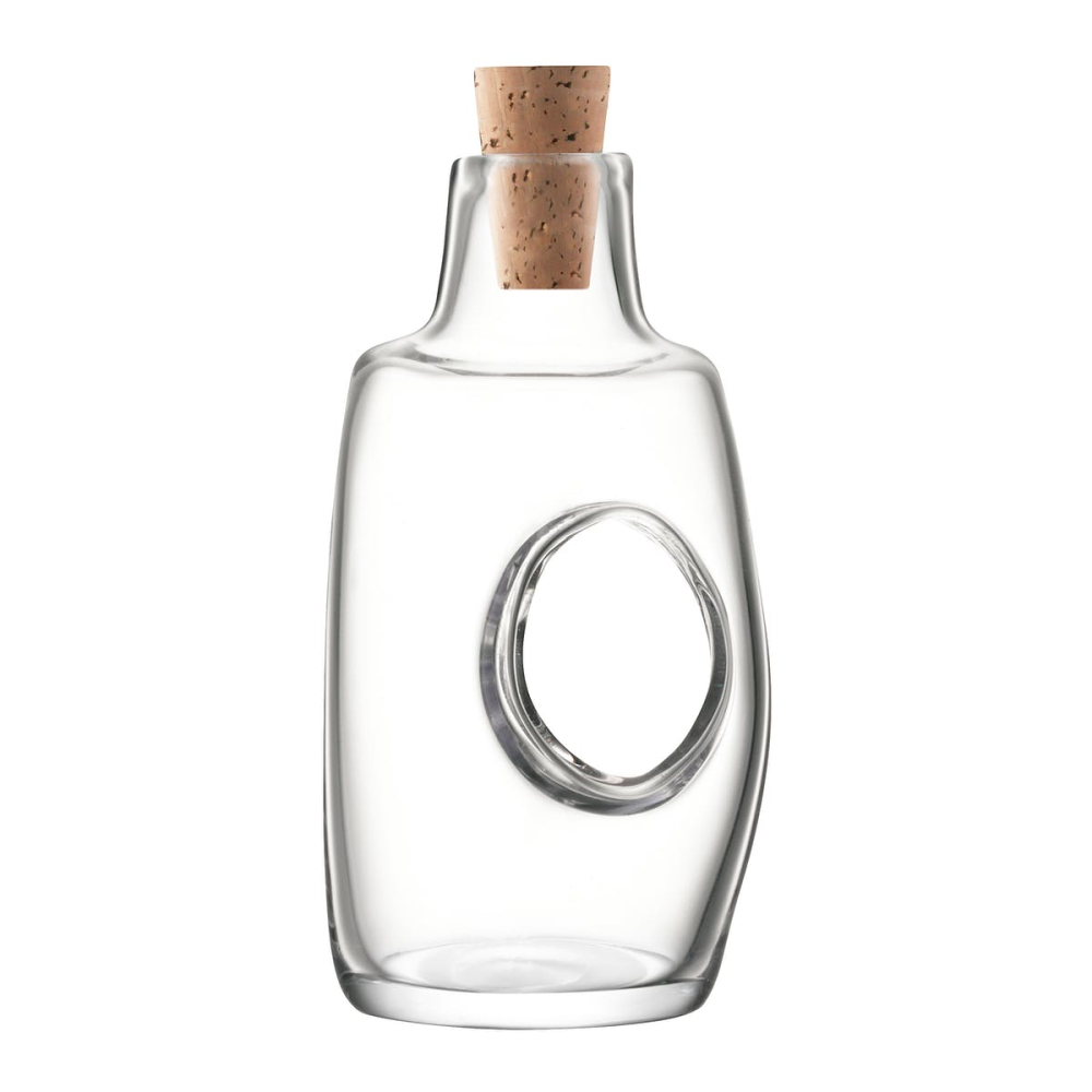 Void Vinegar bottle and cork stopper, 120ml, clear-1