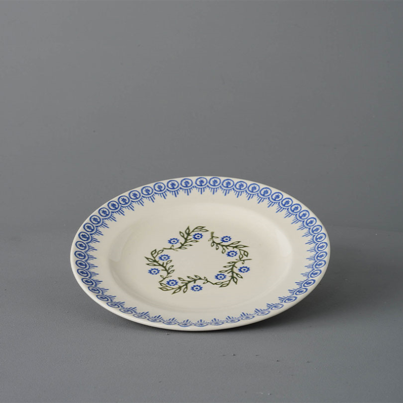 Floral Garland Plate, 25cm-0