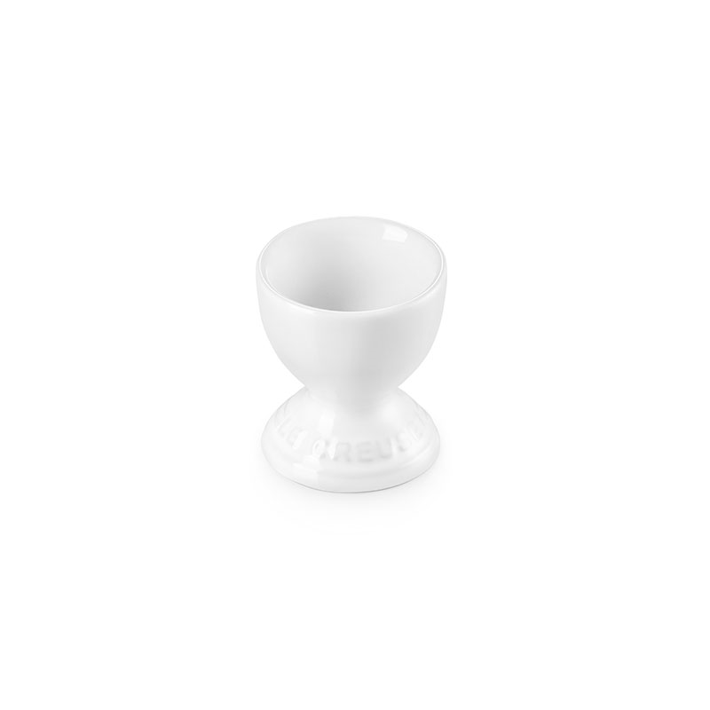 Stoneware Egg Cup, White-1