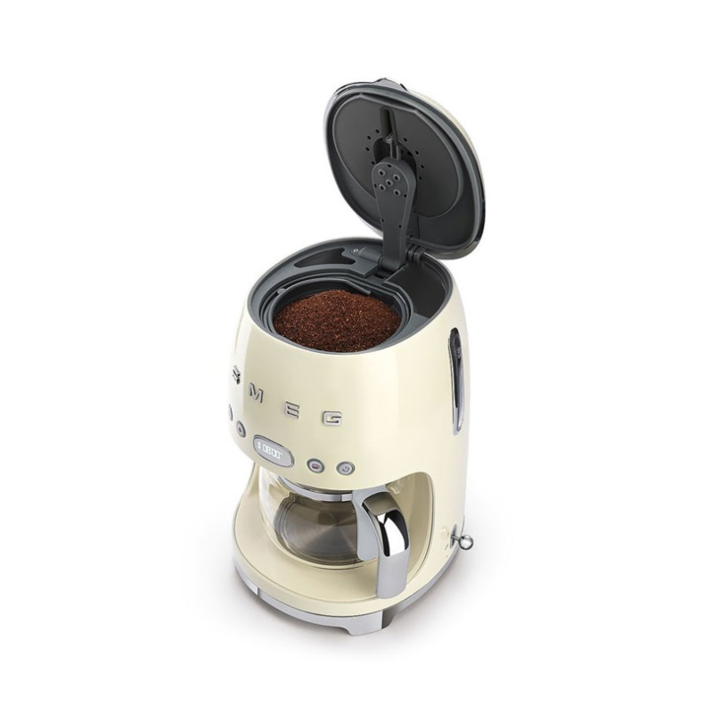 Drip Filter Coffee Machine, 1.4L, Cream-3