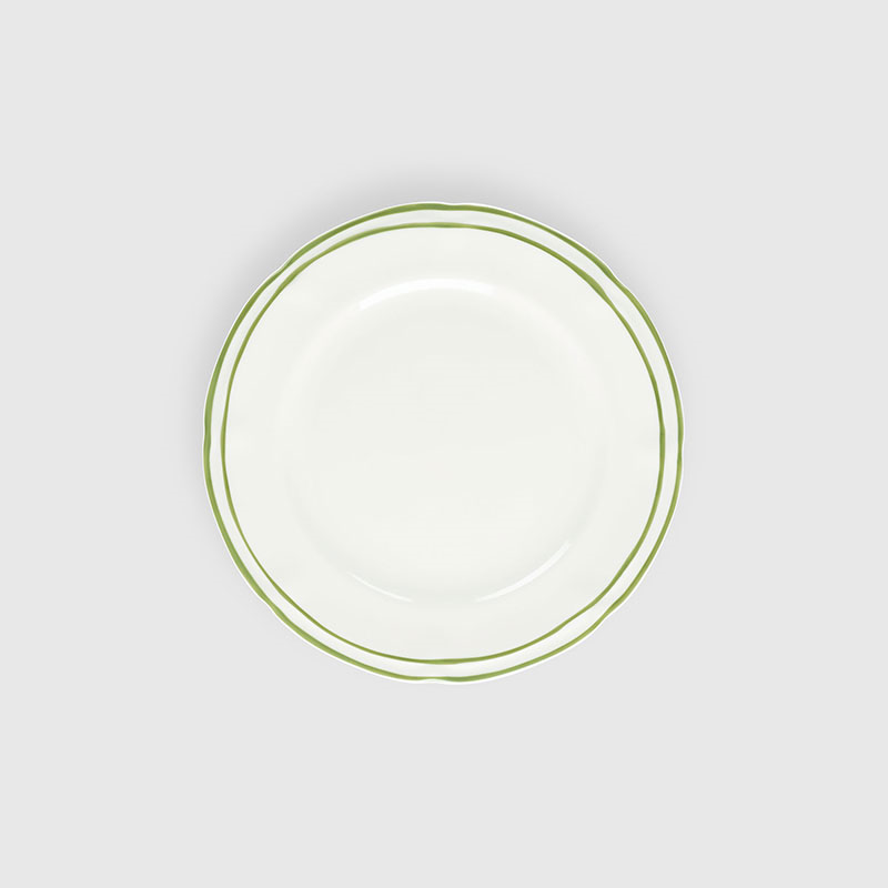 Provence Set of 4 Starter Plates, D21cm, Green-0