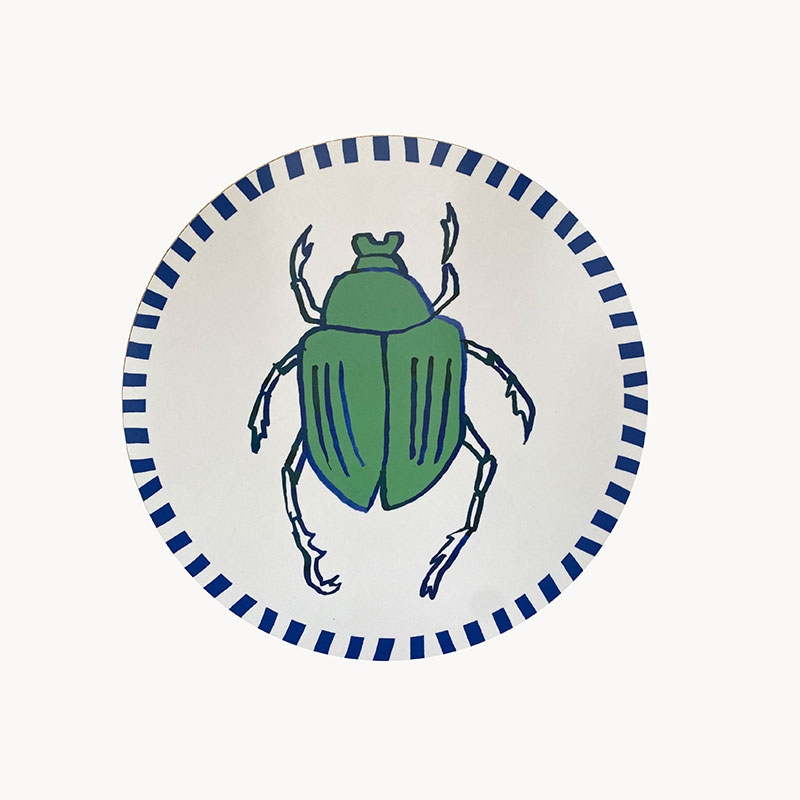 Beetle Placemat, D28cm, Multi-1