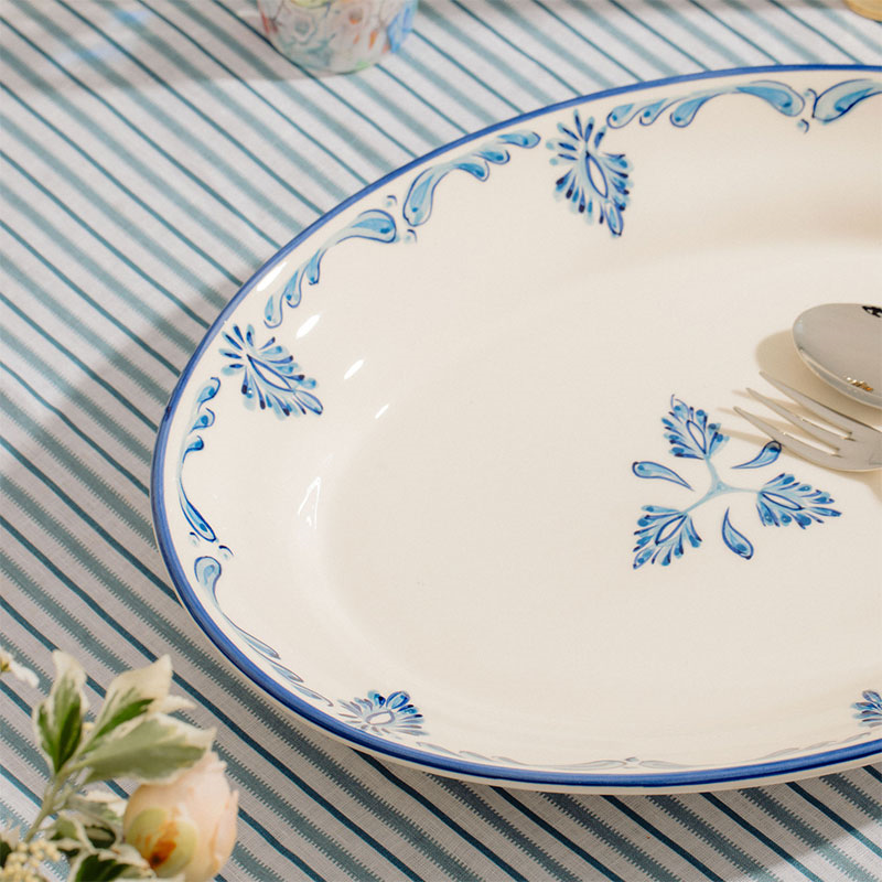 Eleanor Platter, 46x 35cm, Blue-3