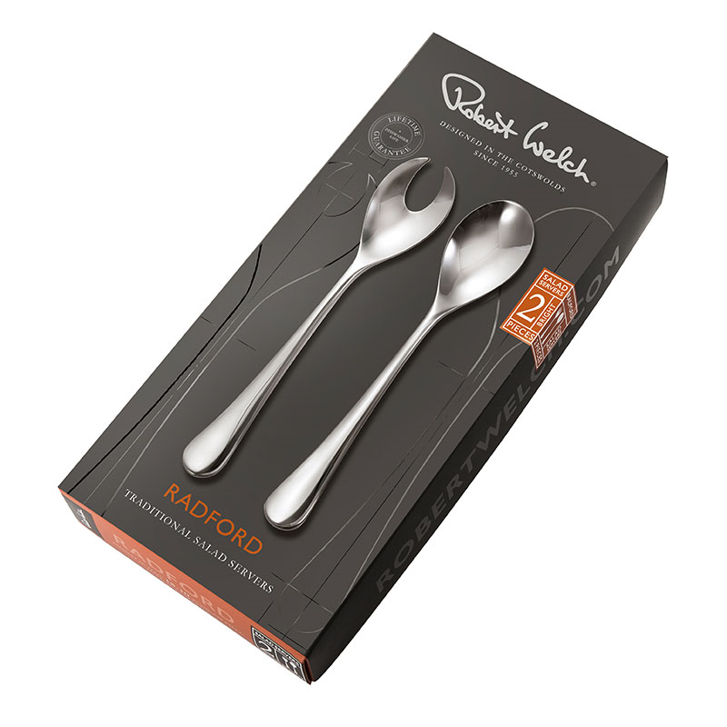 Radford Traditional Salad Servers, Stainless Steel-1