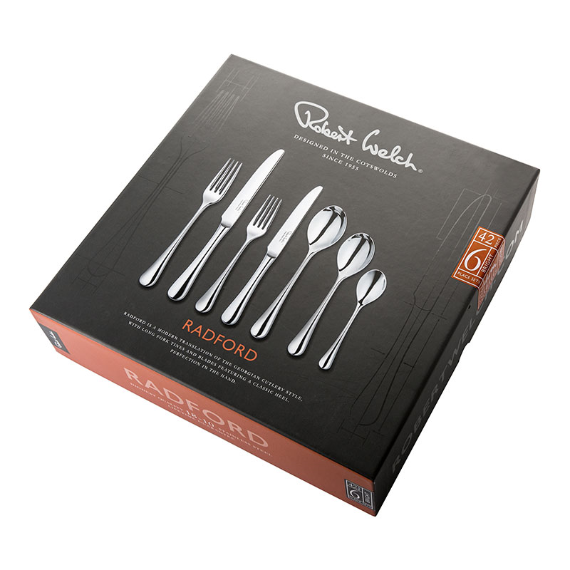 Radford 42 Piece Cutlery Set, Stainless Steel-3