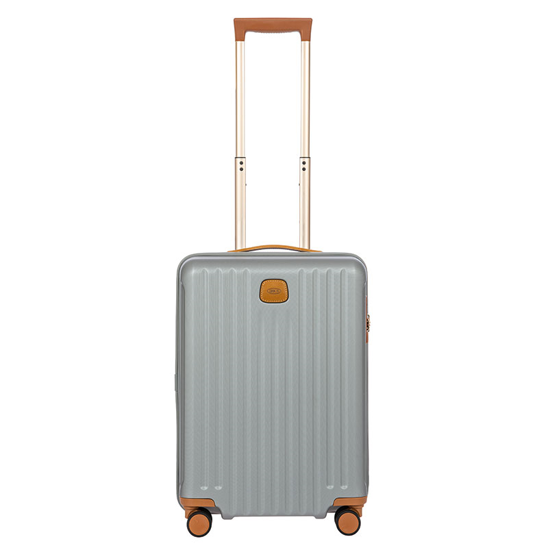 Capri Carry-on Suitcase, H55 x L38 x W23cm, Silver-1