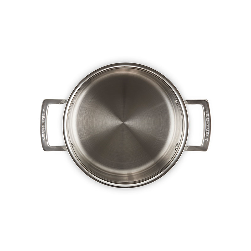 Classic 3-ply Deep Casserole, 20cm, Stainless Steel-4