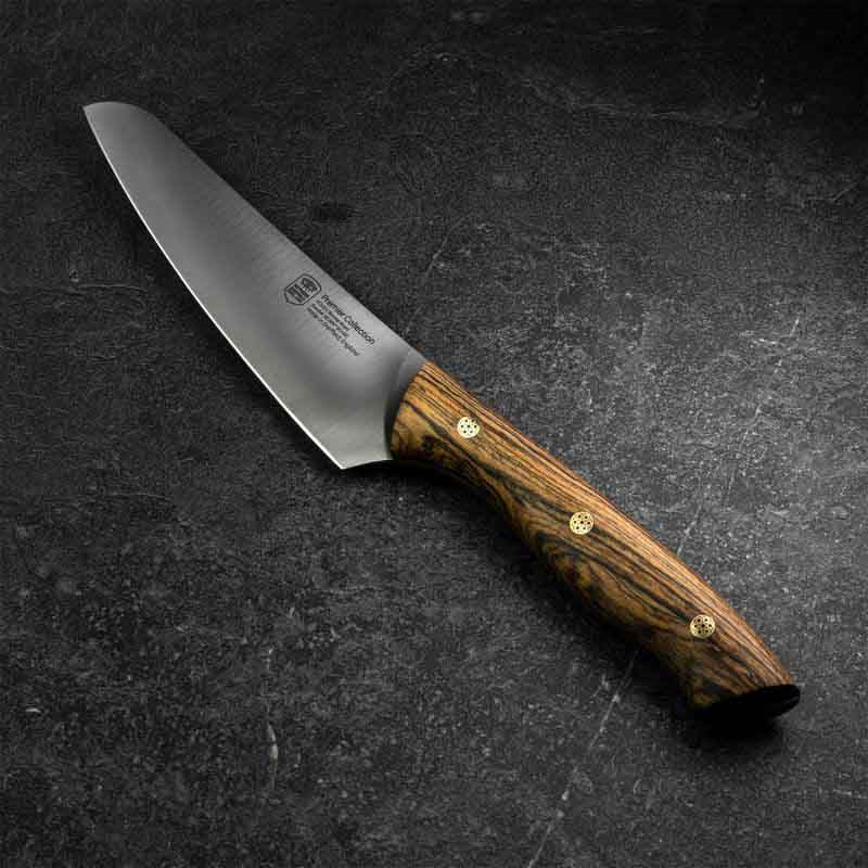 Premier Collection Santoku Knife, 16cm, Brown-1