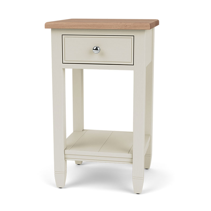 Chichester Open Bedside Cabinet, Shell-1