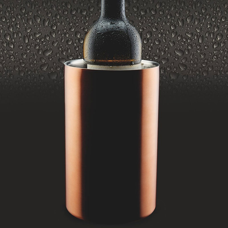 Wine cooler, Double Walled Copper Finish-0