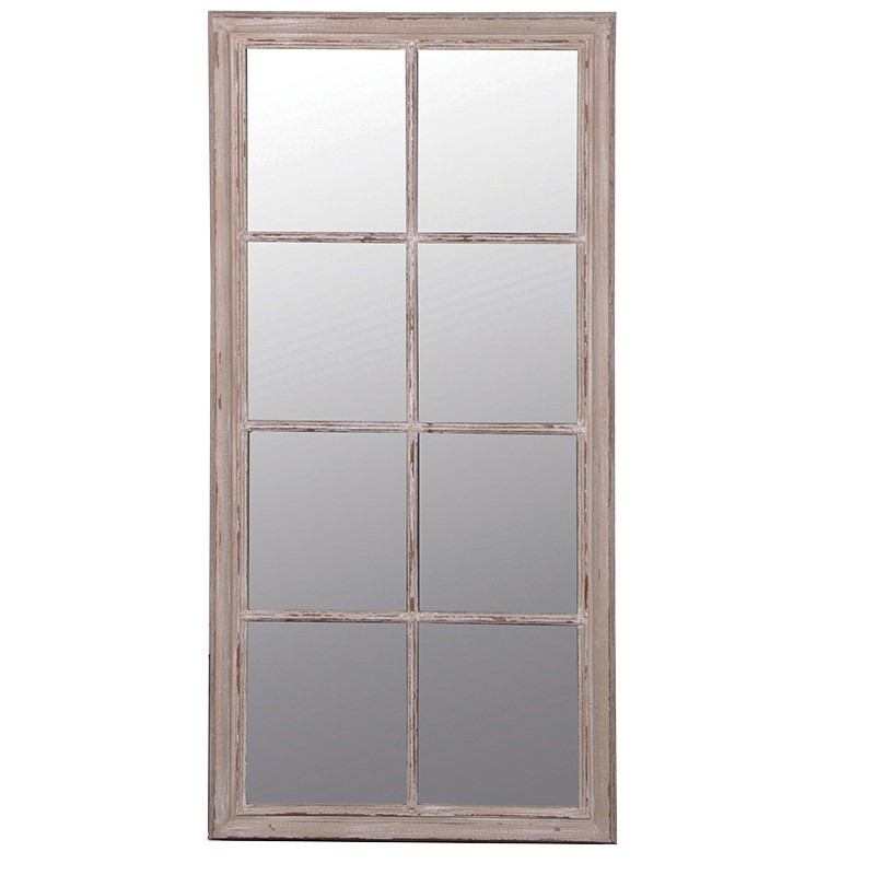 Windowpane Mirror, H154 x W74cm, taupe-0