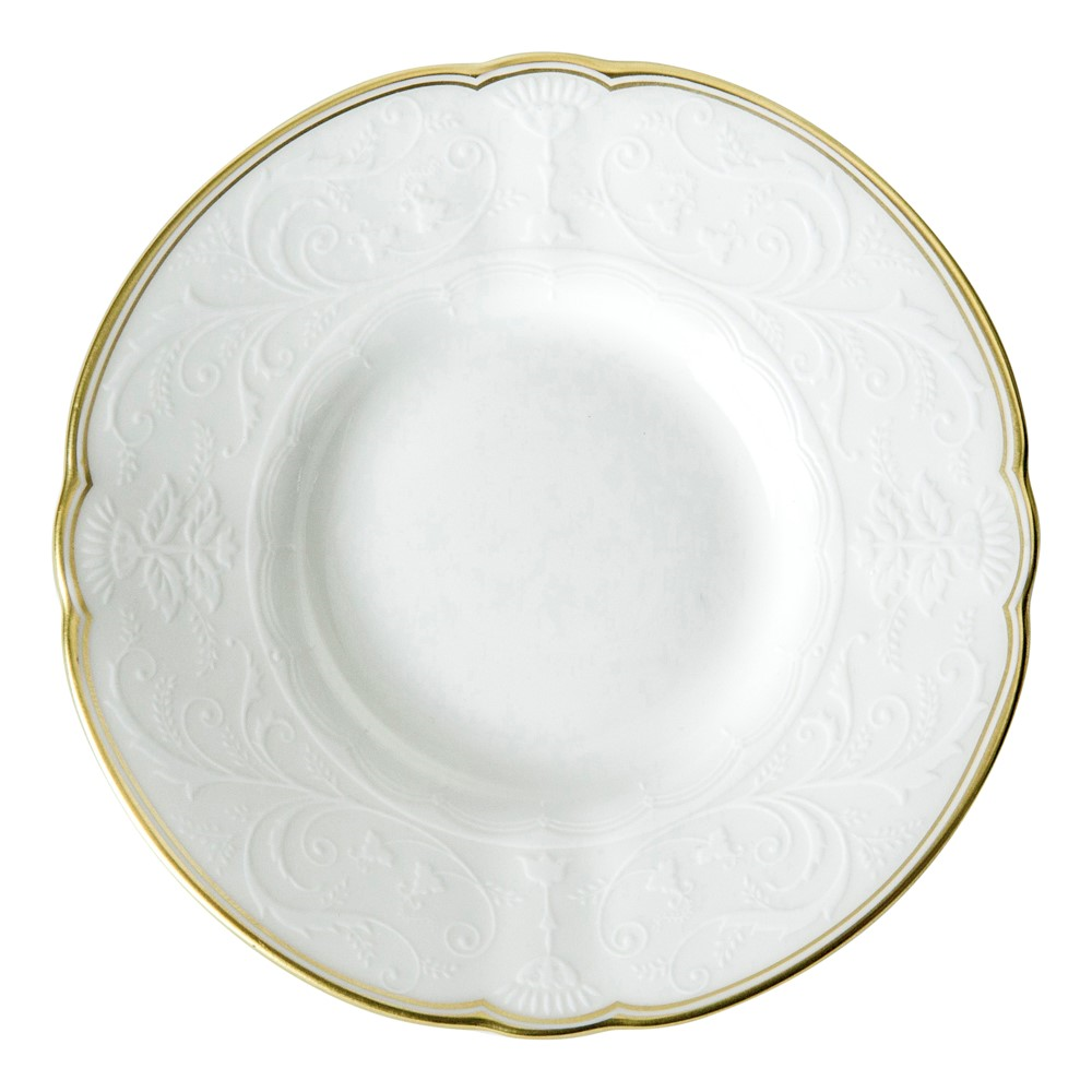 Darley Abbey Pure Gold Coffee saucer, 12cm, White/Gold-0