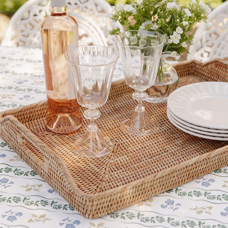 Rattan Serving Trays, Medium, Natural-6