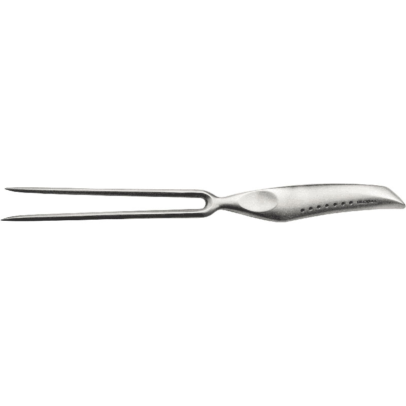 Sai Carving Fork, Forged, Silver-0