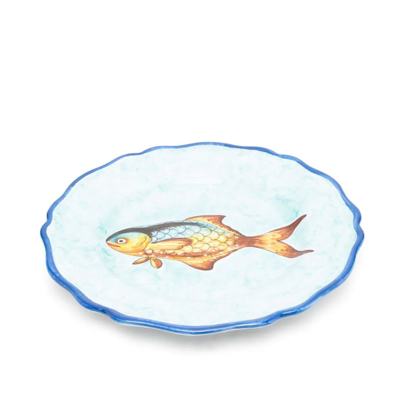 Fish Plate, D28cm, Blue-1