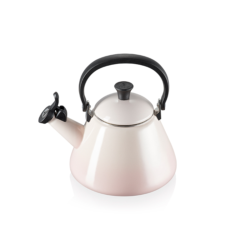 Stoneware Kone Kettle, 1.6L, Shell Pink-1