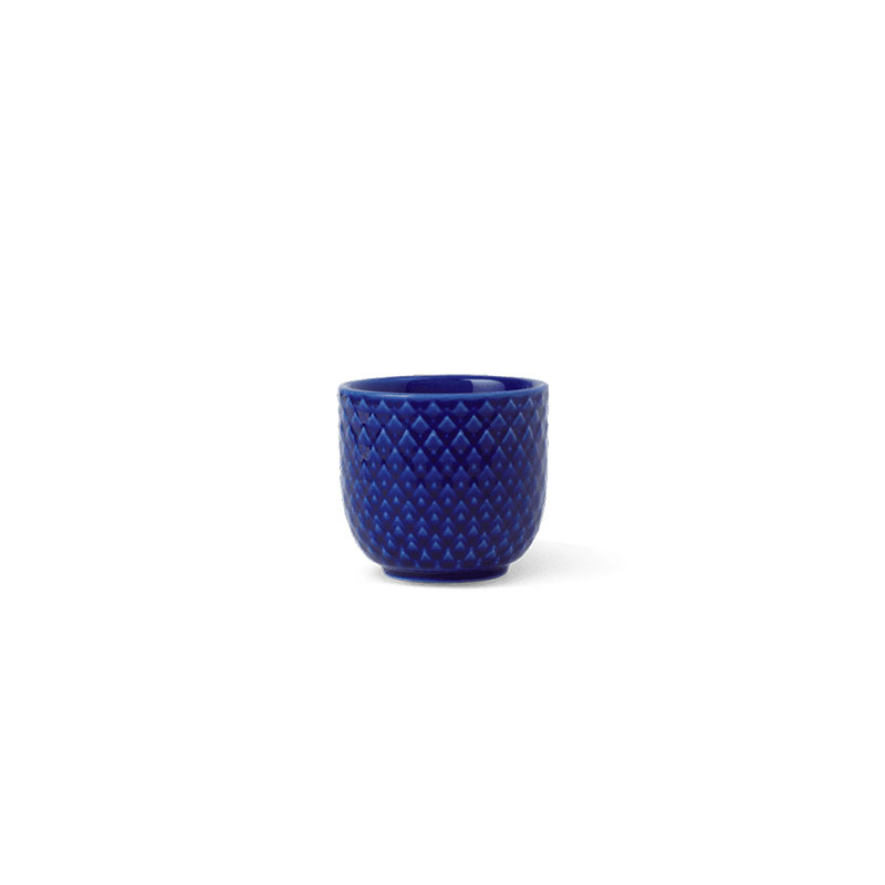 Rhombe Egg Cup, D5 x H4.5cm, Dark Blue-0