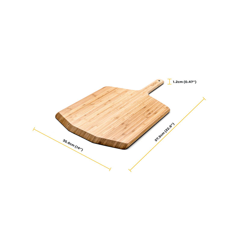 14" Bamboo Pizza Peel & Serving Board-1