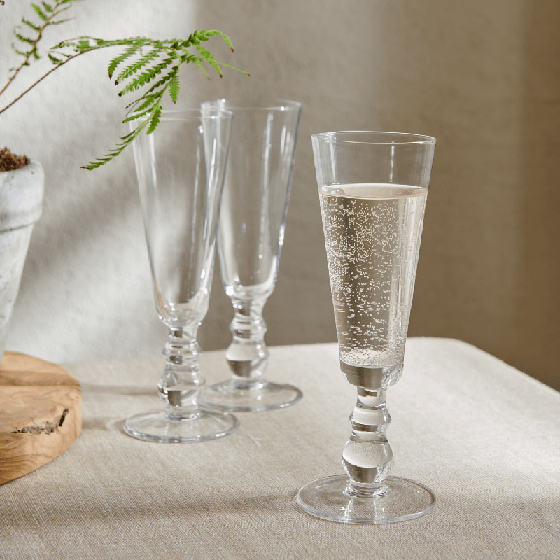 Greenwich Set of 6 Champagne Flutes, 200ml-1