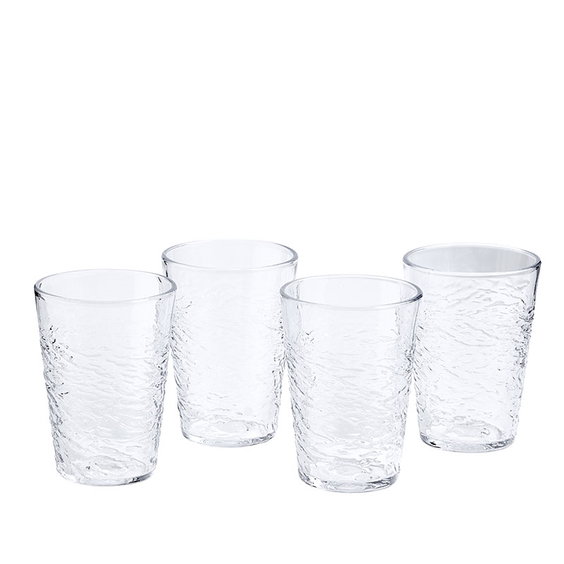 Pacific Set of 4 Hiball Glasses, 500ml, Clear-0