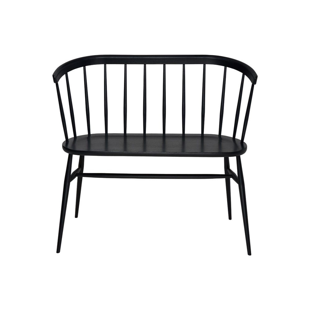 Heritage Love Seat, Black-0