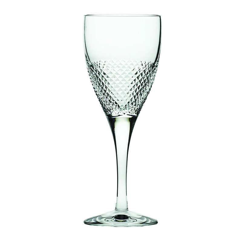 Tiara Set of 2 Wine Glasses, 280ml, Clear-1