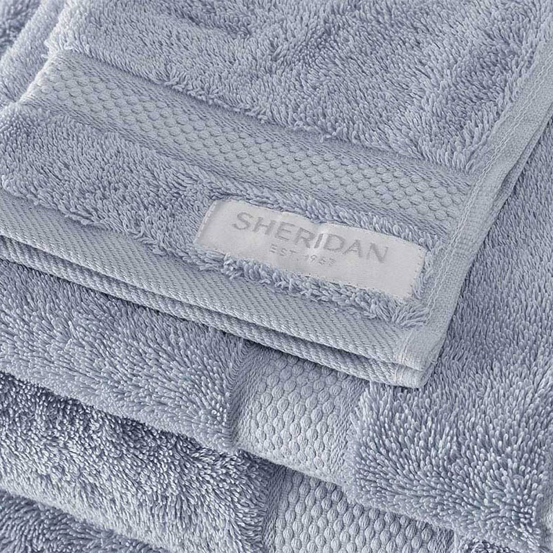 Egyptian Luxury Hand Towel, Dusty Blue-2