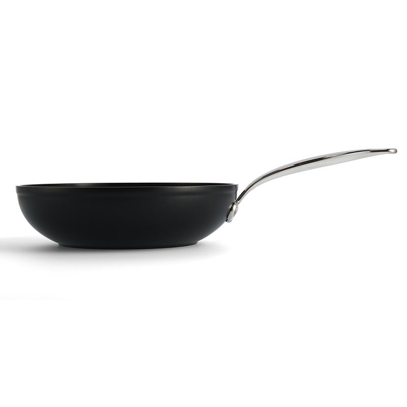 Barcelona Pro Non-Stick Wok, 28, Black-3