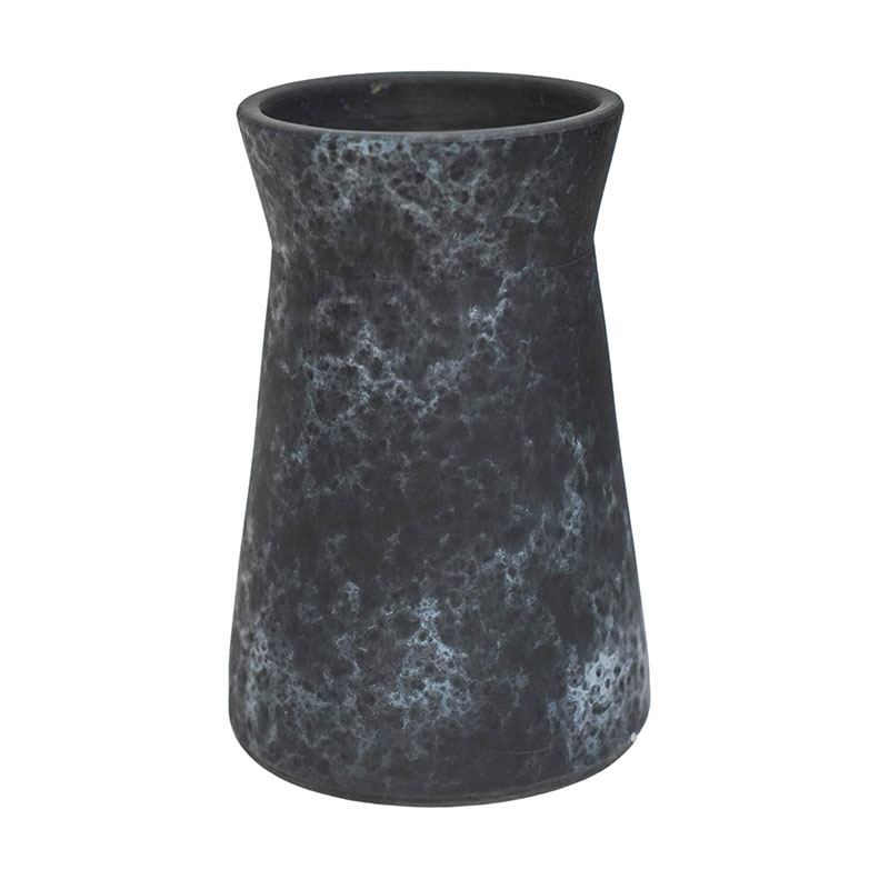 Kew Eclectic Orangery Handthrown Vase, D30cm, Basalt-1