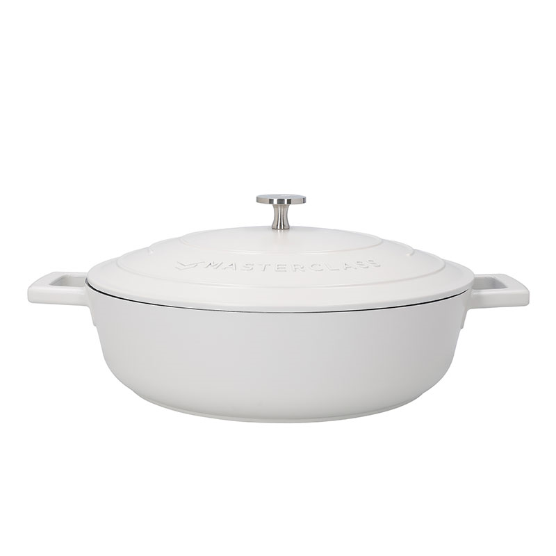 Shallow Casserole Dish, 4L, Cream-2