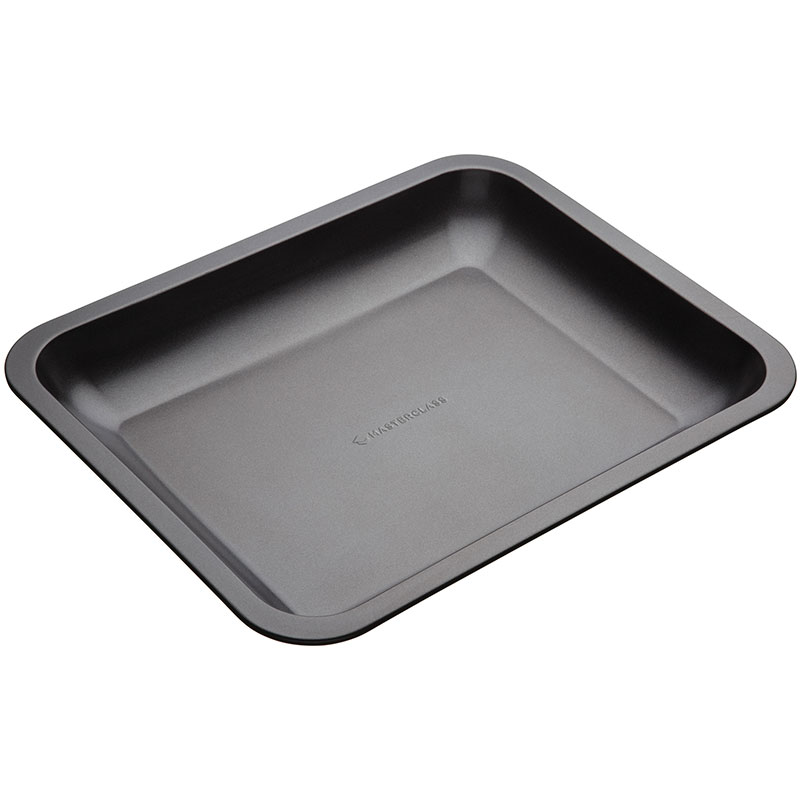 Sloped roasting pan, 38 x 30.5 x 7cm-0