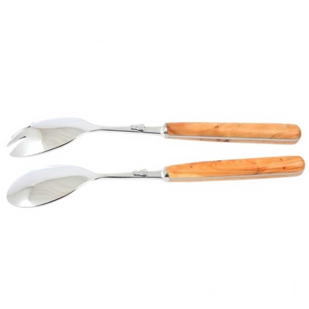 Laguiole Salad Servers, Juniper-0