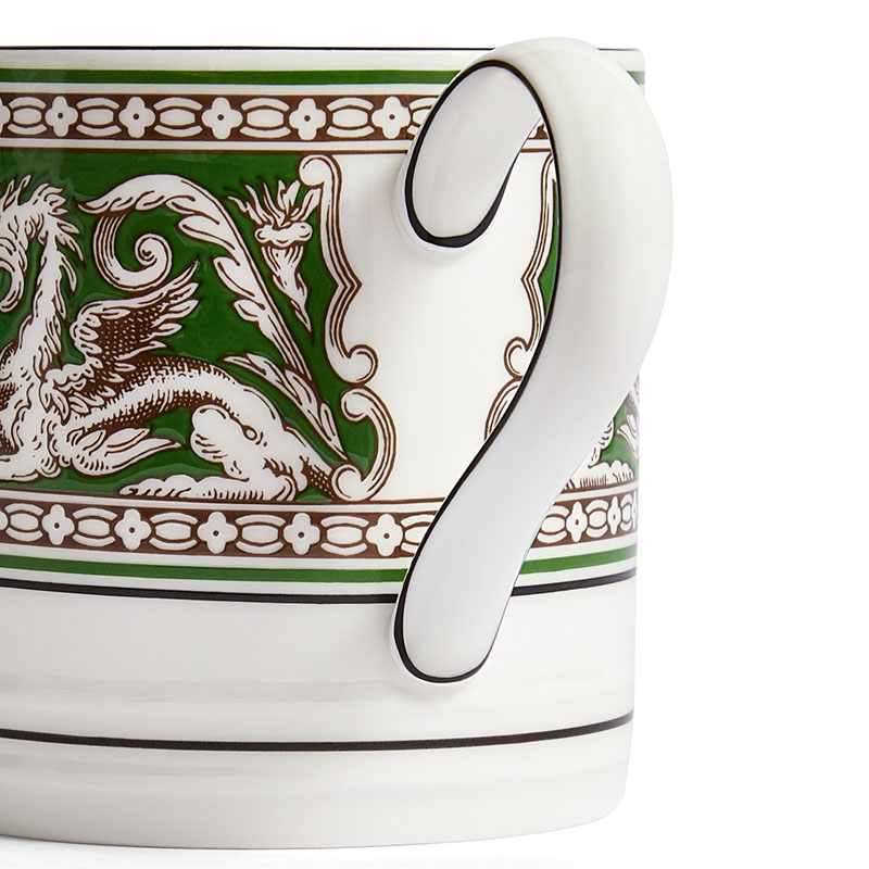 Florentine Mug, 326ml, Verde-2