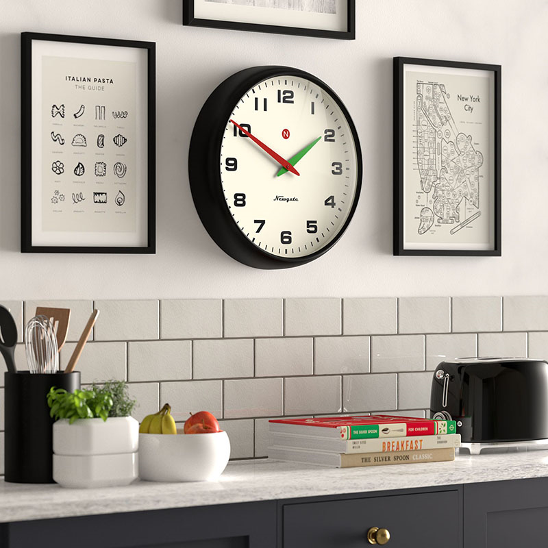 Superstore Wall Clock, 40cm, Black-1