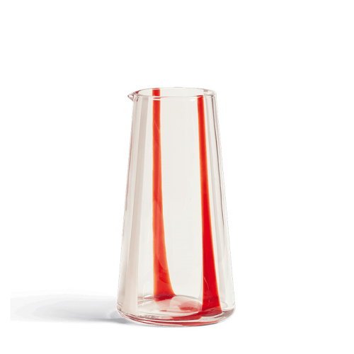 Mila Jug, Red & White-0