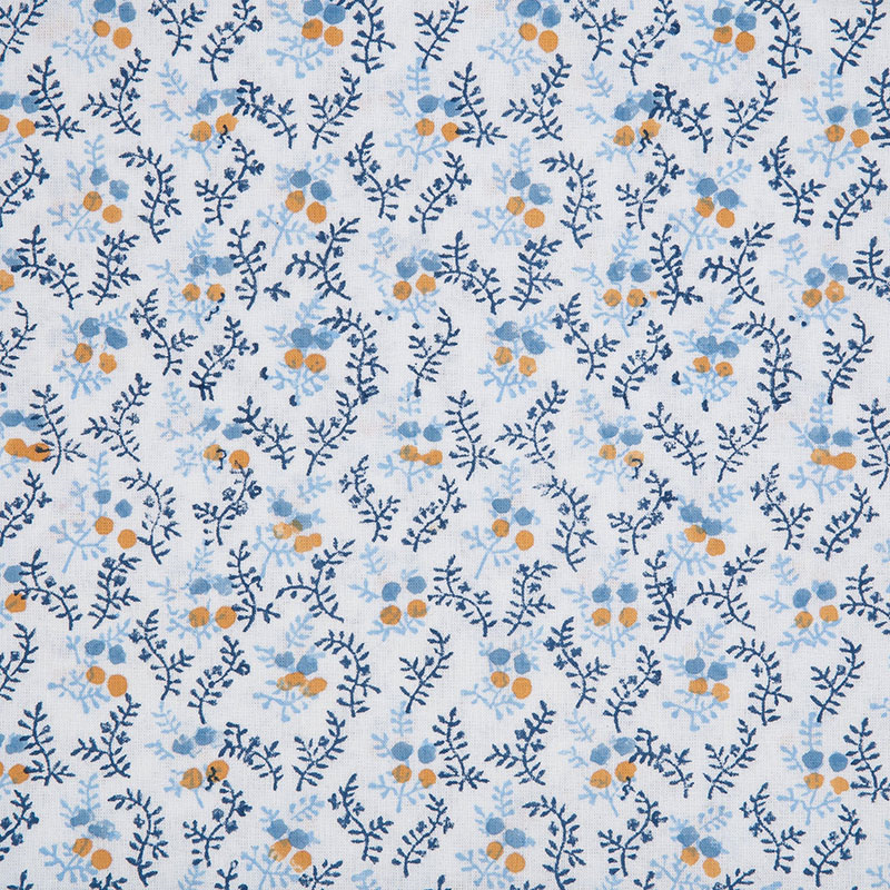 Little Flowers Set of 4 Napkins, 50 x 50cm, Blue-3