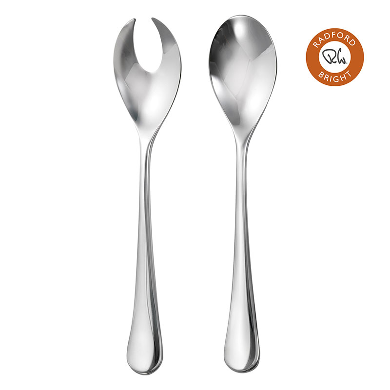 Radford Traditional Salad Servers, Stainless Steel-2