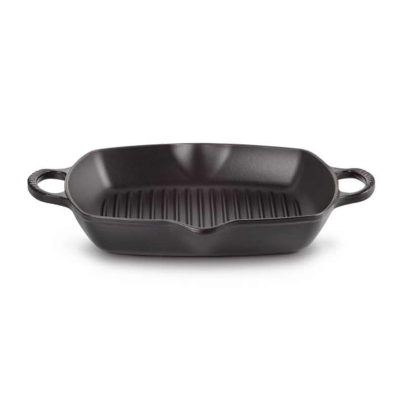 Signature Deep Square Grill - 30cm; Satin Black-2