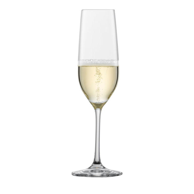 Forte Set of 4 Champagne Flute, 230ml, Clear-1