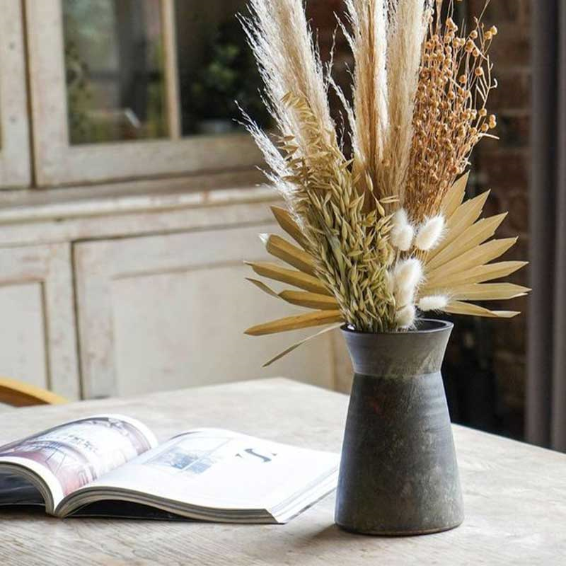 Kew Eclectic Orangery Handthrown Vase, D20cm, Bronze-0