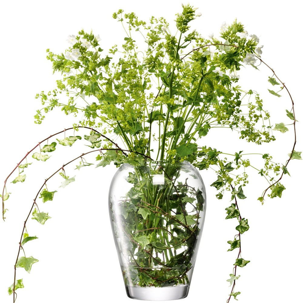 Flower Garden bouquet vase, 25cm, clear-0