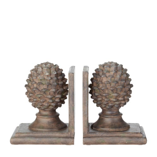 Pinus Pair of bookends, W11 x D10 x H16cm-0