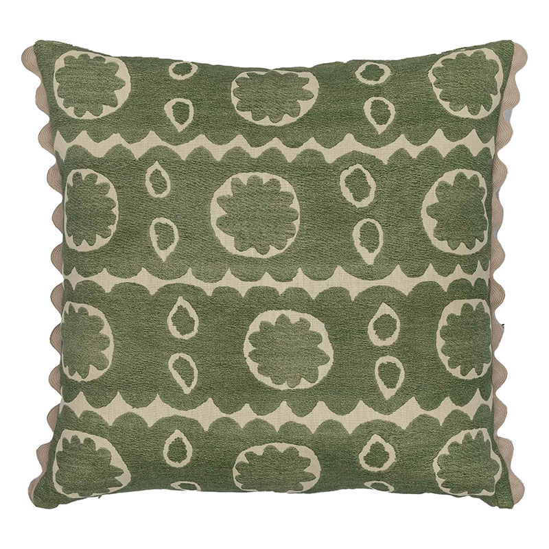 Osborne Cushion, 57 x 57cm, Green-1