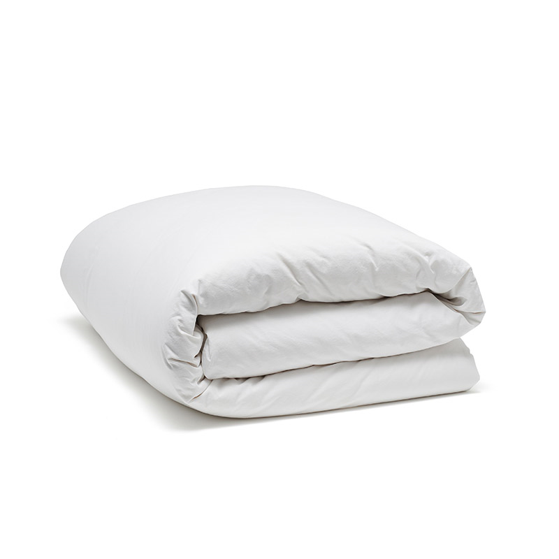 Relaxed Cotton Super King Duvet Cover, Snow-5