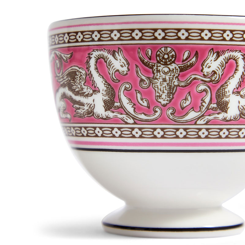 Florentine Teacup and Saucer, 174ml, Fuchsia-2