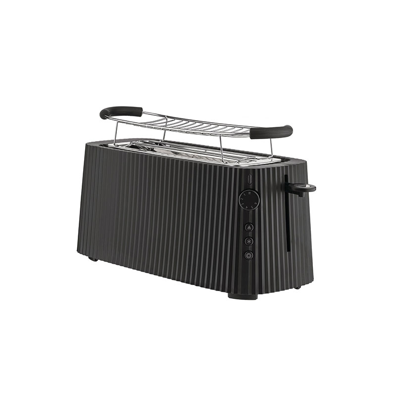 Plisse 4 Slice Toaster, L46.5 x W25 x H18.5cm, Black-0