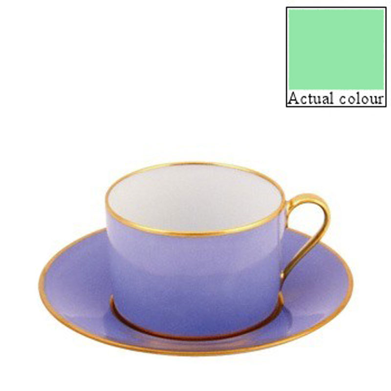 Sous Le Soleil Empire Coffee Cup & Saucer, 90ml, Matt Gold Classic Lime-0