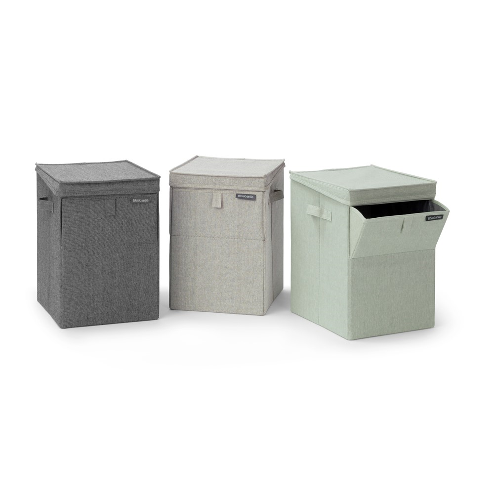 Stackable laundry box, 35 litre, Grey-14