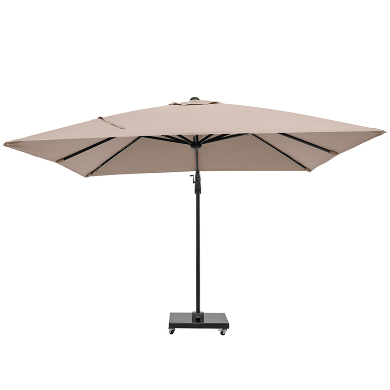 Glow Challenger T2 Sqaure Parasol, 3m, Taupe-2