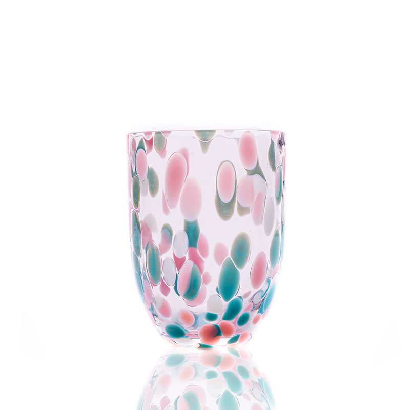 Big Confetti Set of 6 Tumblers, 200ml, Rosa, Turquoise & Blue-0